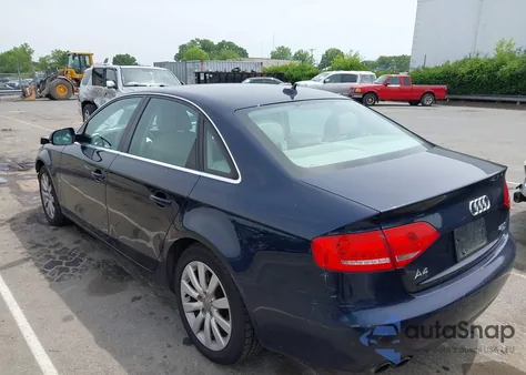 2011 Audi A4 2.0T Premium from USA, damaged, VIN WAUFFAFL9BN045134